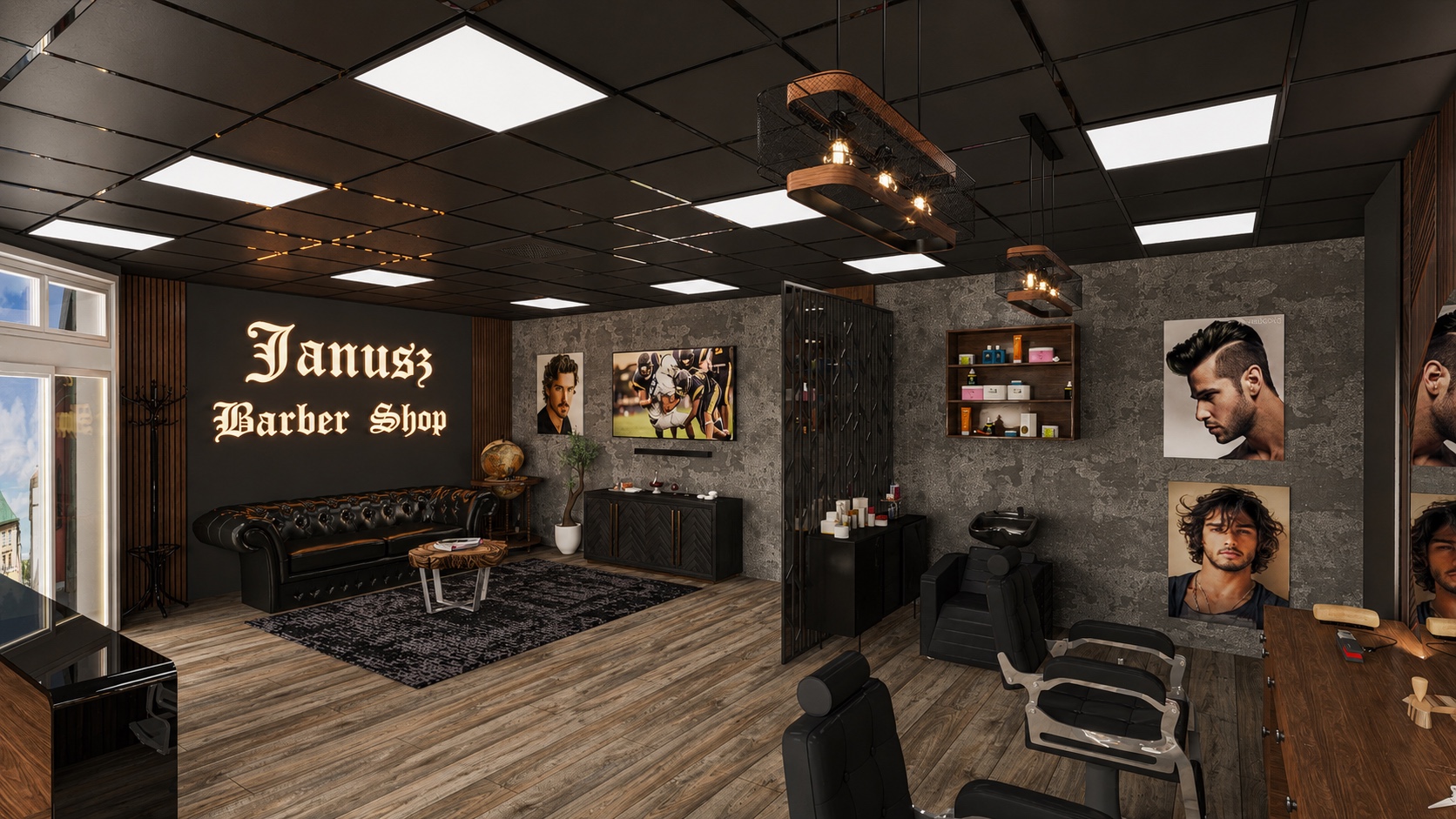 Barber w Kozienicach — wizualizacja 1