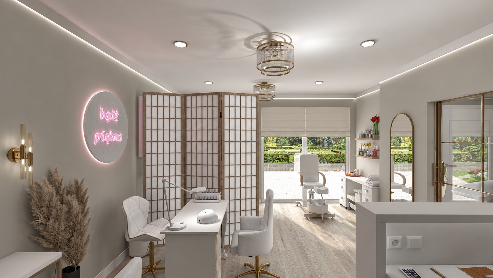 Salon beauty w Głogowie — wizualizacja 2