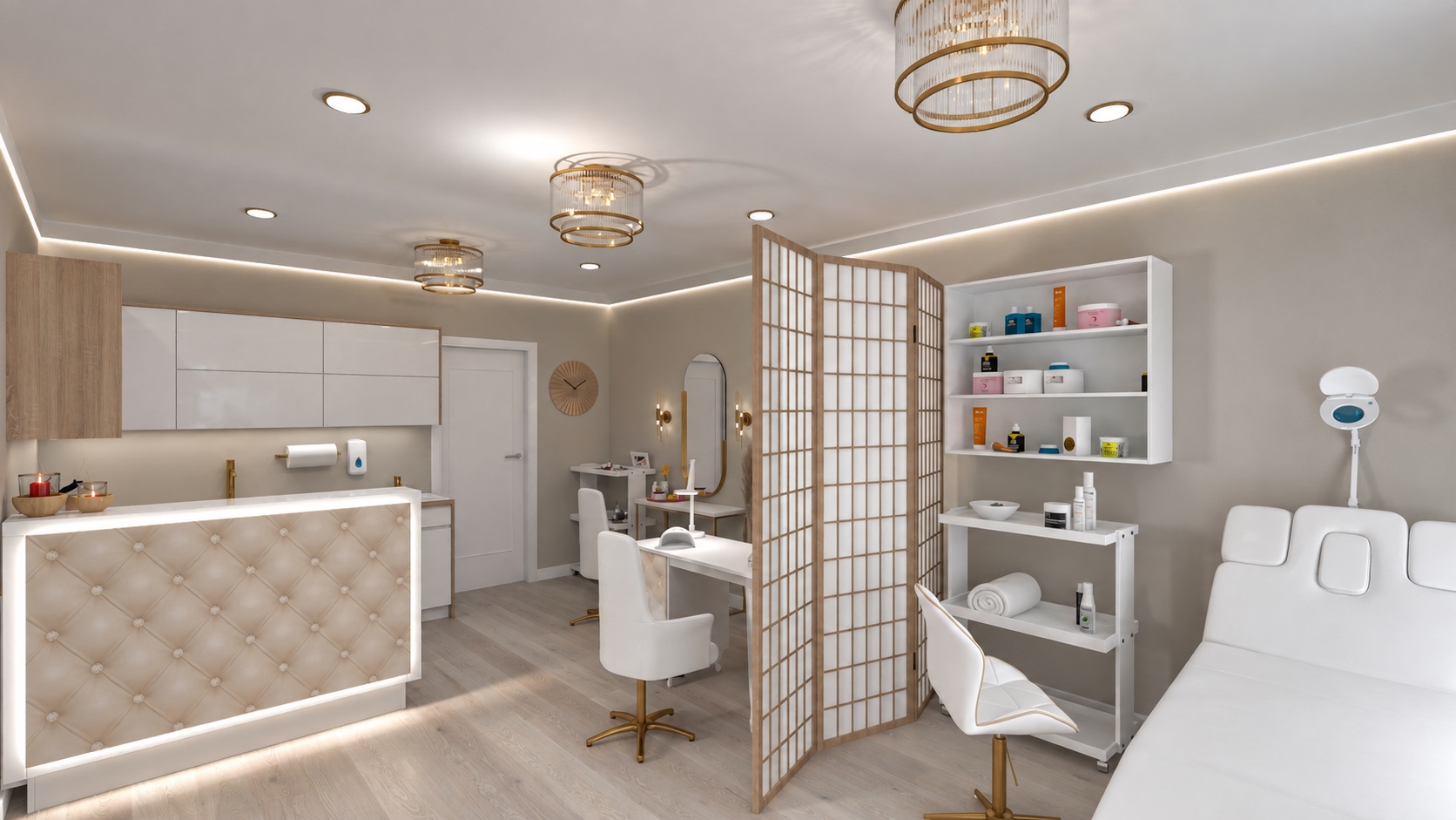 Salon beauty w Głogowie — wizualizacja 3