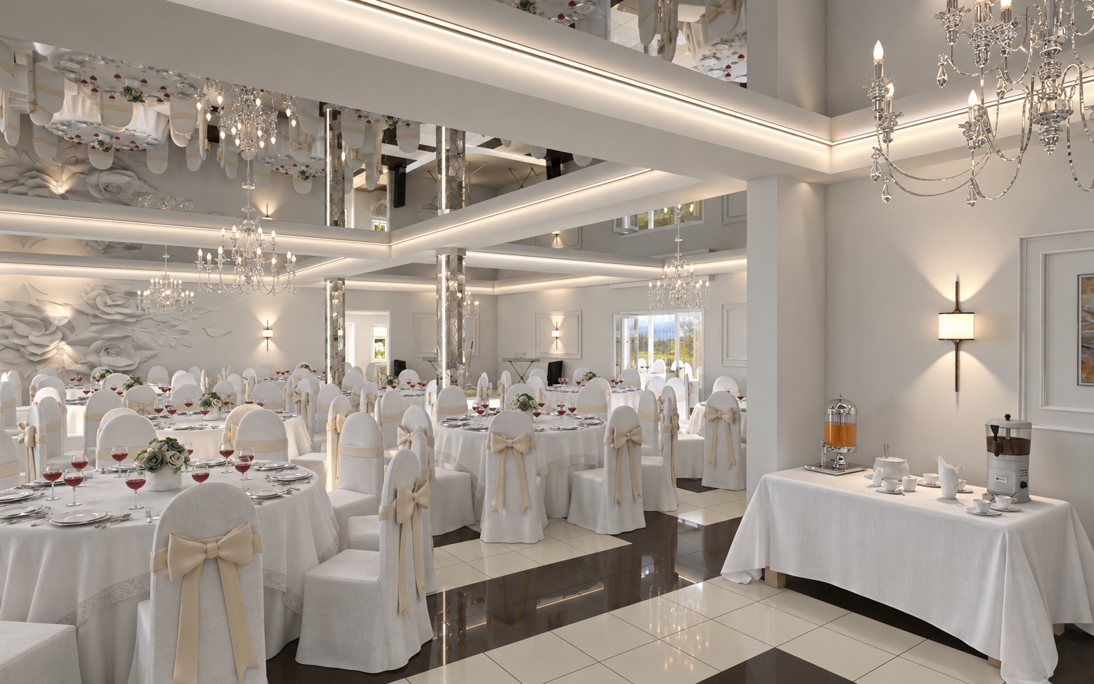 Sala balowa Gracja — Stare Kupiska — wizualizacja 3