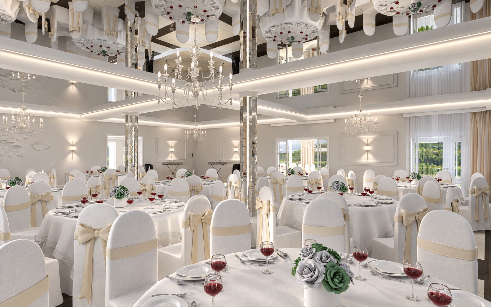 Sala balowa Gracja — Stare Kupiska — wizualizacja 5