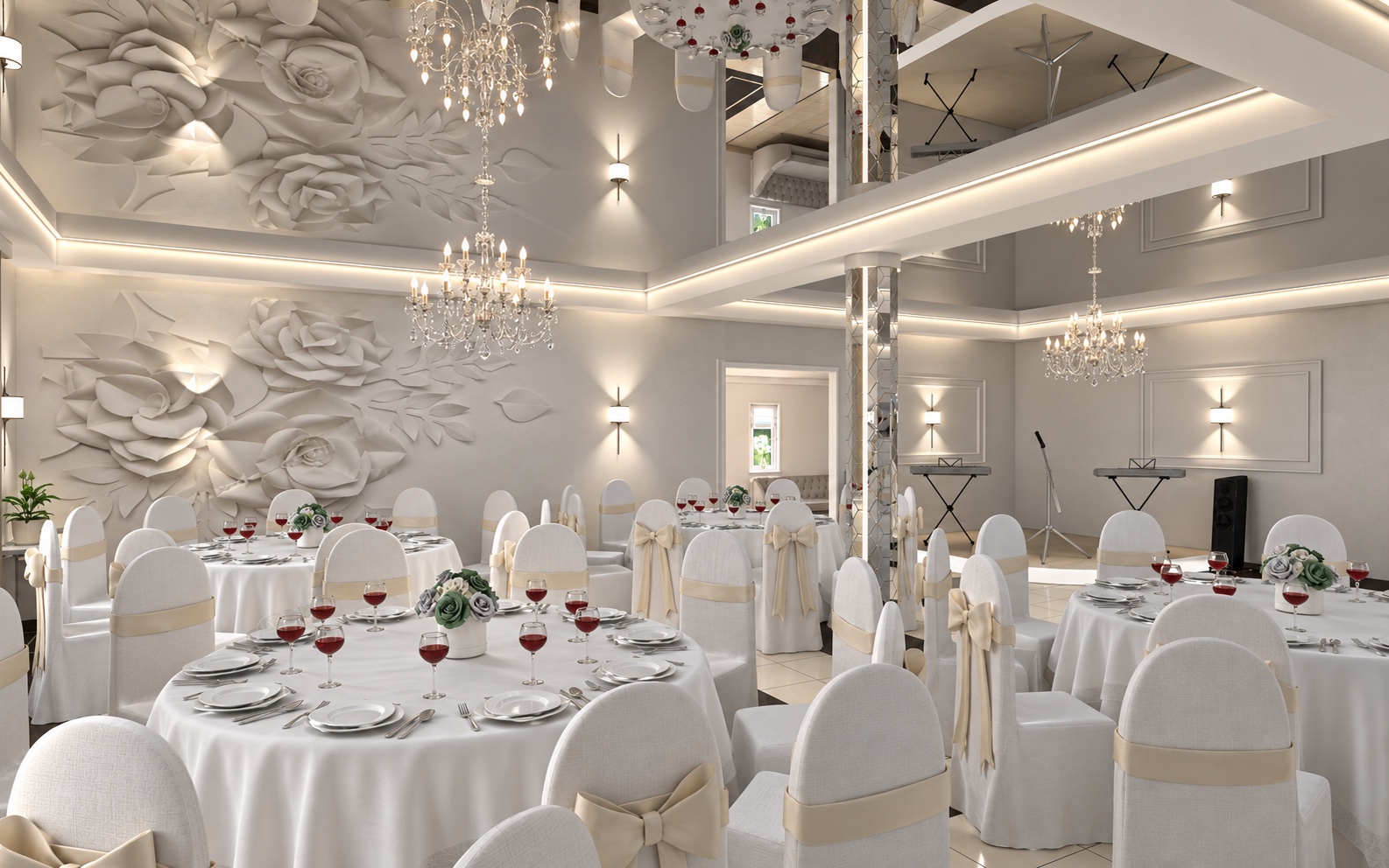 Sala balowa Gracja — Stare Kupiska — wizualizacja 6