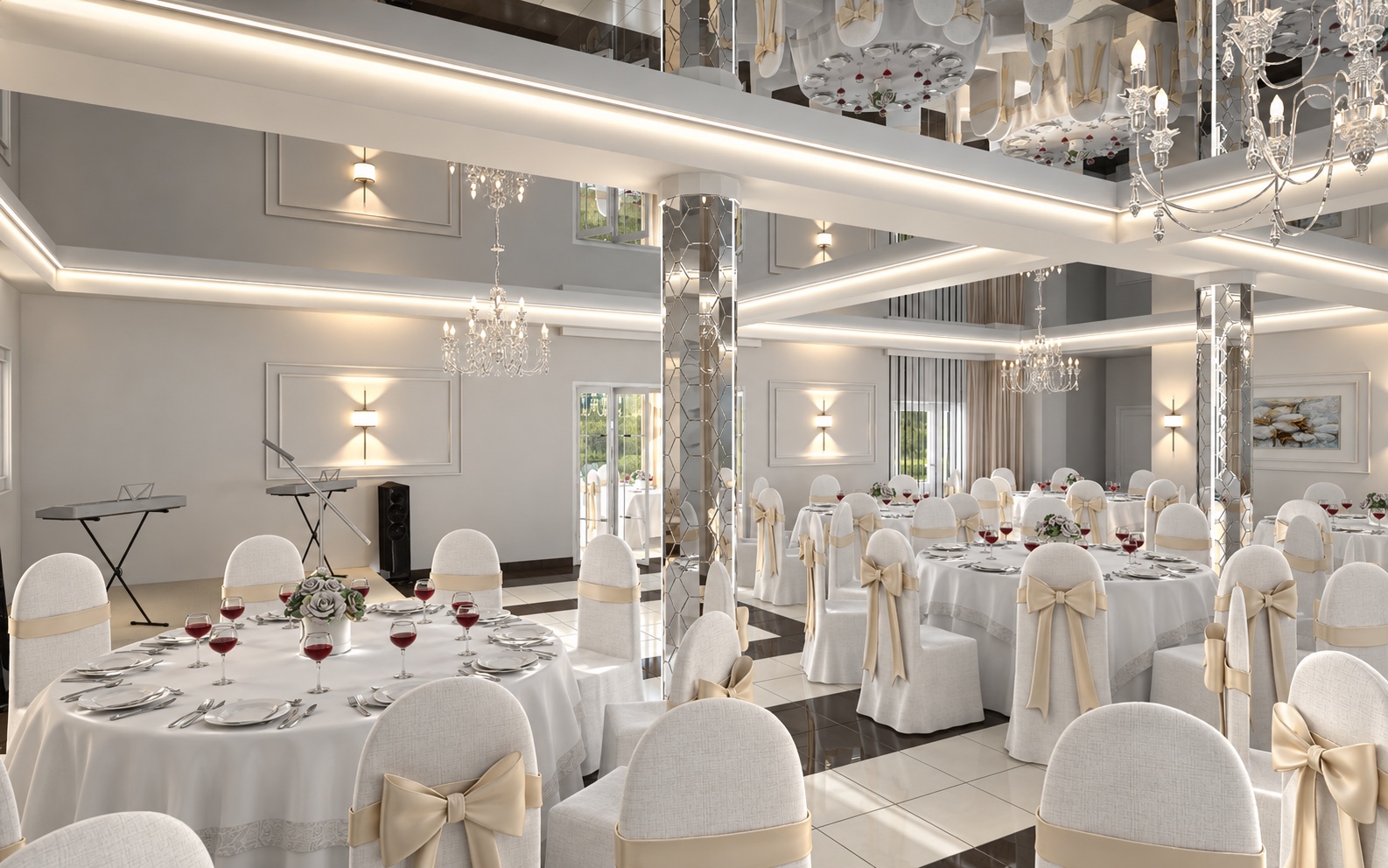 Sala balowa Gracja — Stare Kupiska — wizualizacja 7