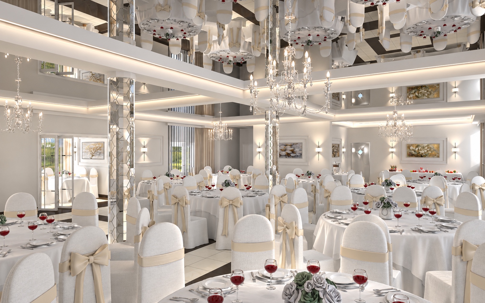 Sala balowa Gracja — Stare Kupiska — wizualizacja 8