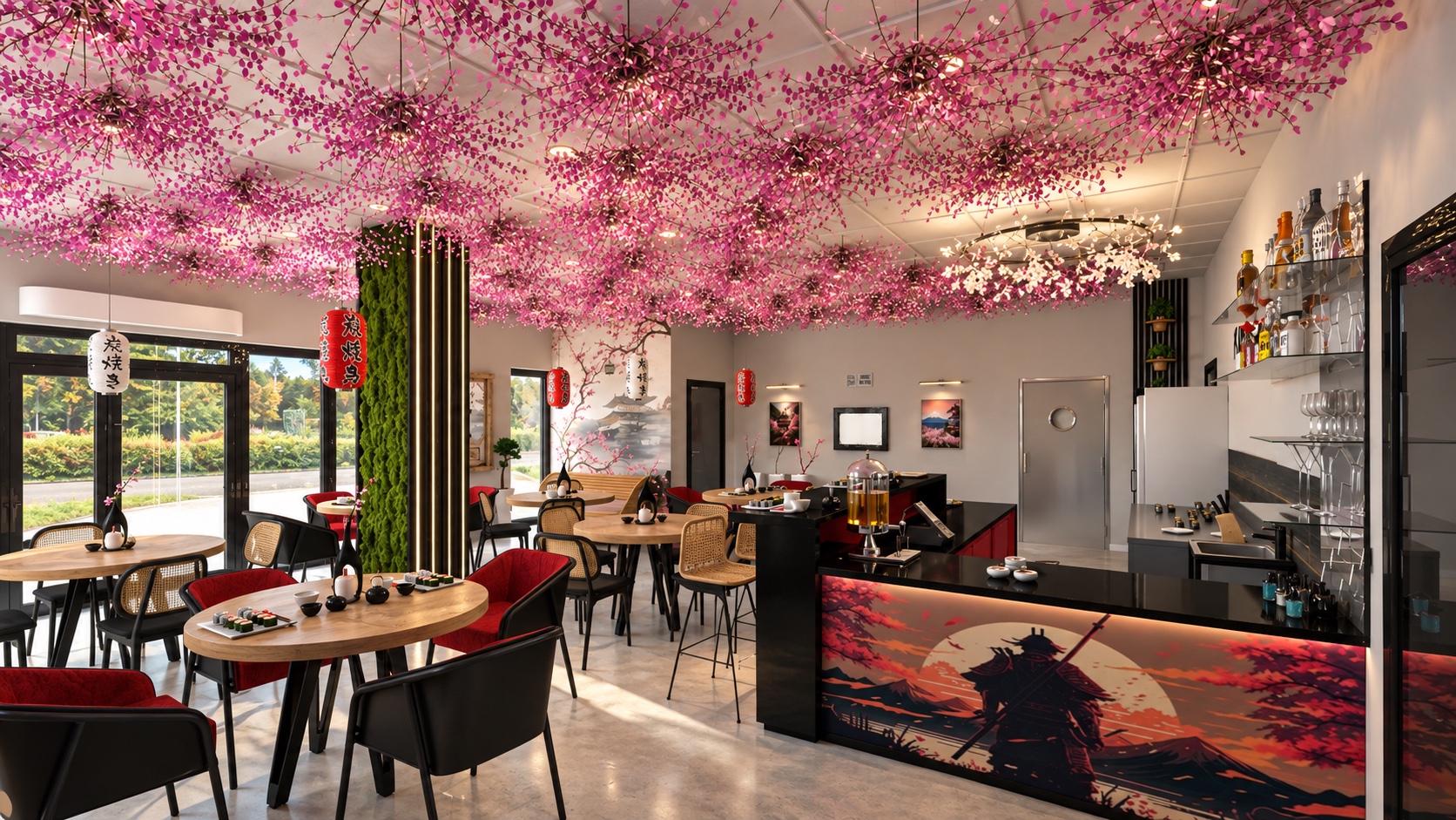 Kuro sushi — Łomża — wizualizacja 2