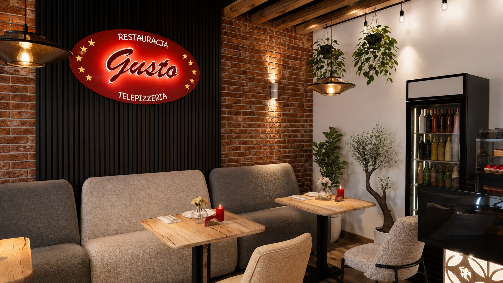 Restauracja Gusto w Chęcinach — wizualizacja 4