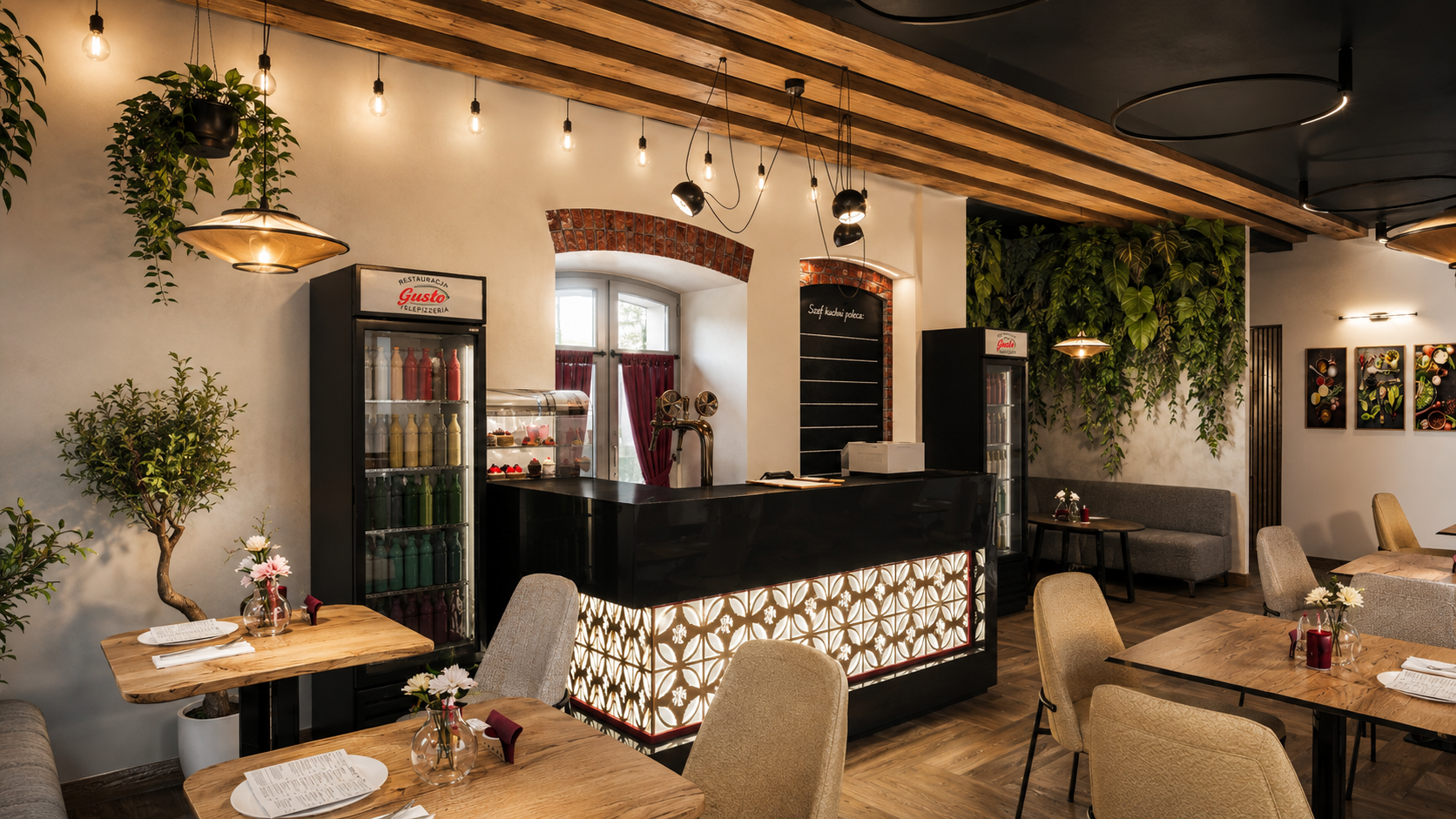 Restauracja Gusto w Chęcinach — wizualizacja 5