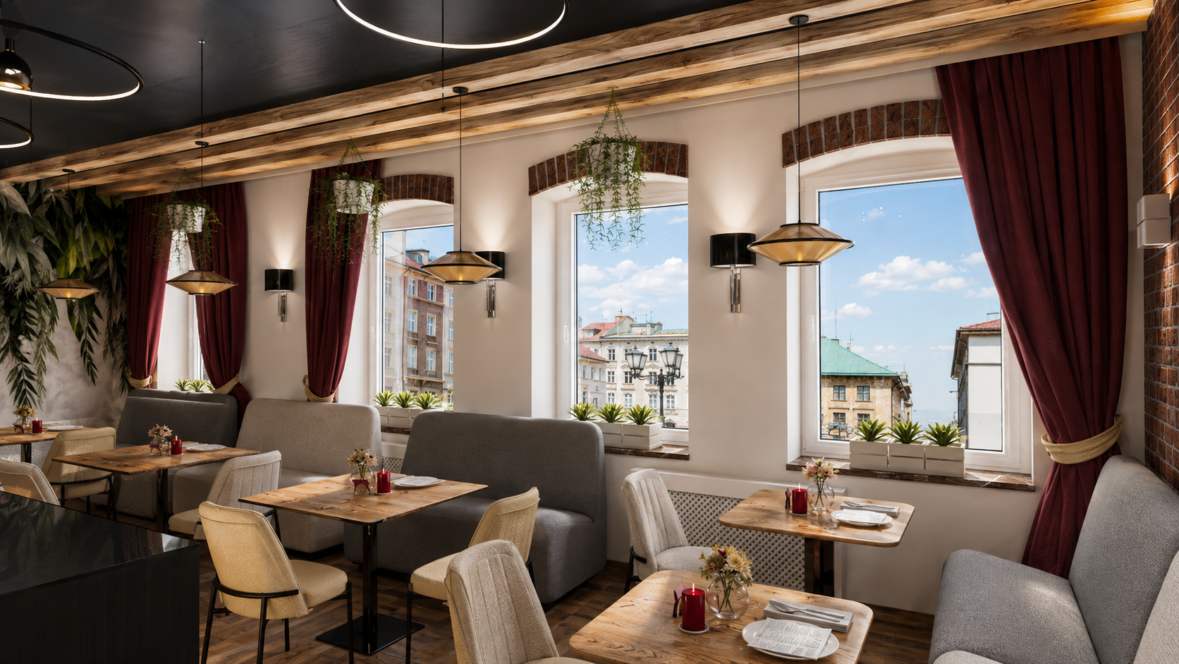 Restauracja Gusto w Chęcinach — wizualizacja 6