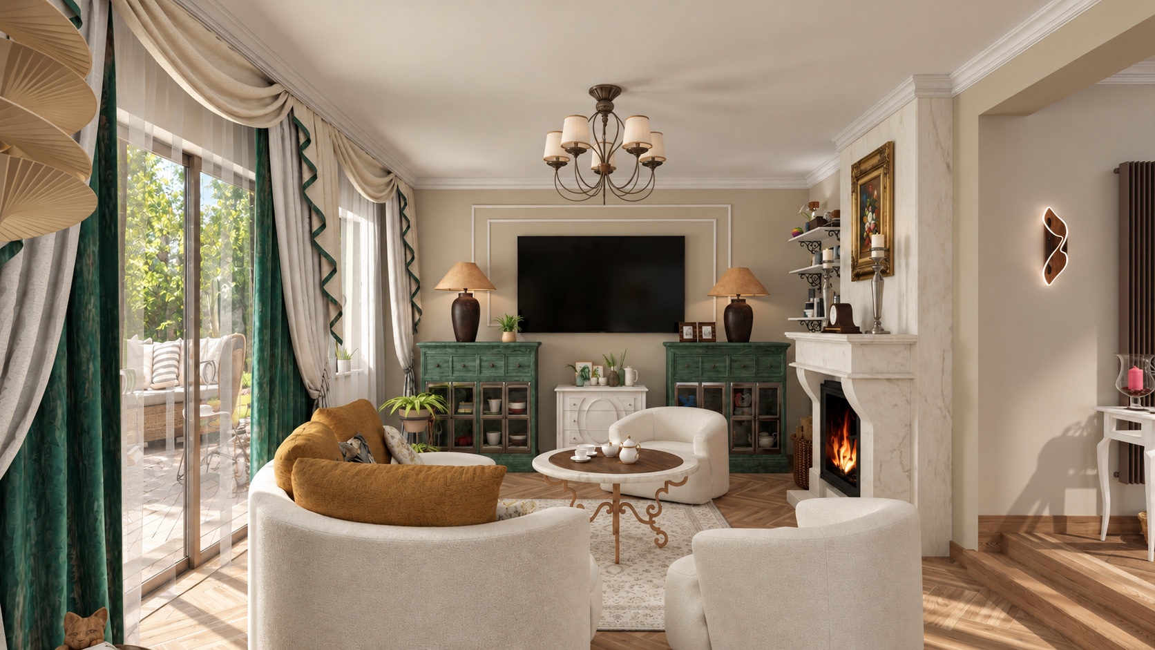 Salon w Siedlcach — wizualizacja 2