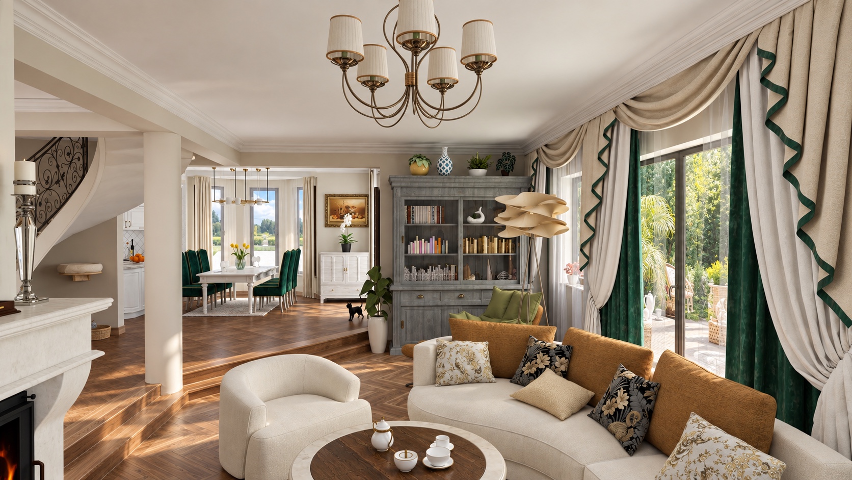 Salon w Siedlcach — wizualizacja 4