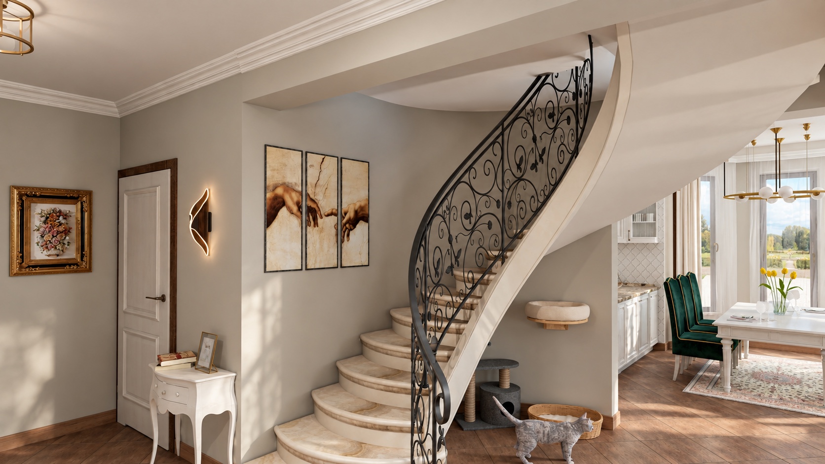Salon w Siedlcach — wizualizacja 5